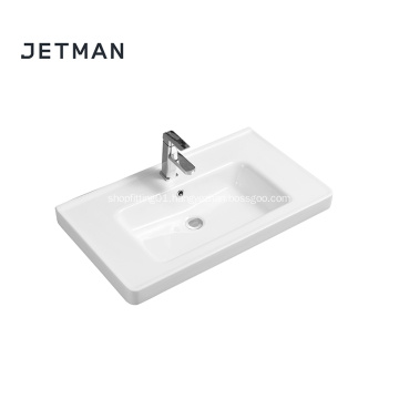 Rectangular Bathroom Lavatory Vanity Counter Top Basin